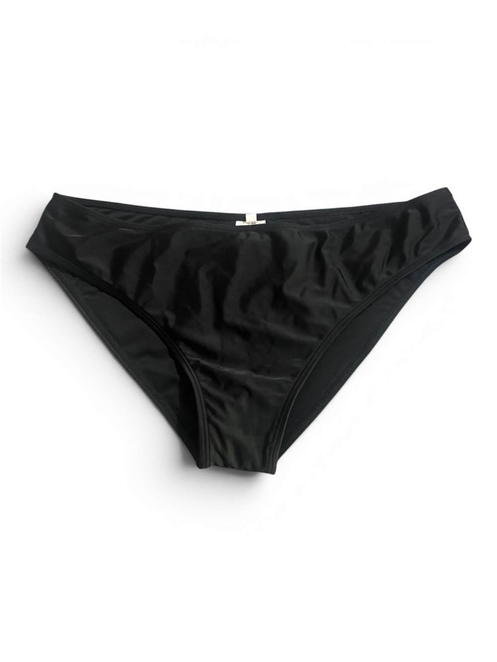 Unbranded Black High Waist Scoop Swimsuit Bottoms Large New NWOT Bikini Bottom